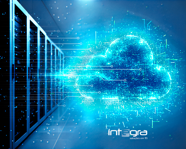 Migração VMware para Proxmox em ambiente hospitalar mostrando servidores modernizados e infraestrutura estável